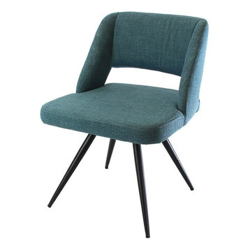 Carre Modern Dining Chair, Blue