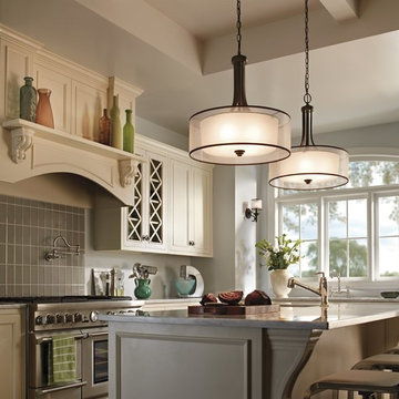 Kichler Lighting Lacey 3 Light Mission Bronze Inverted Pendant