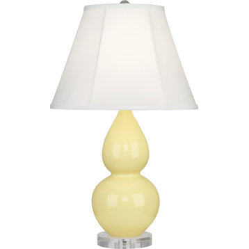 Small Double Gourd Accent Lamp, Butter
