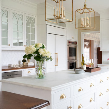 White Kitchen Cabinets in New England