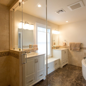 Lake House project master bath