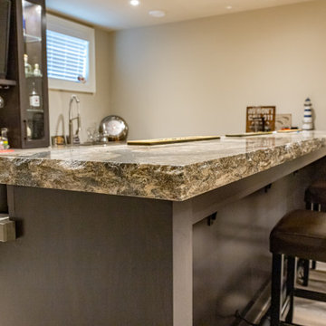 Seated Wet Bar - Designed By Enns Cabinetry
