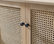 Woven Rattan Wicker 2 Door Accent Storage Cabinet, Nature
