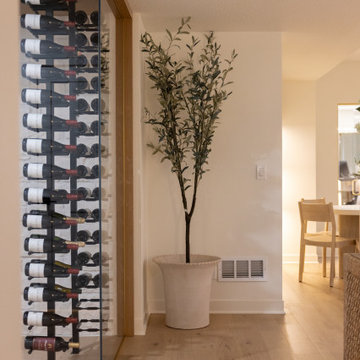 Luxury Basement Remodel with Custom Bar, Wine Display & Wellness Retreat