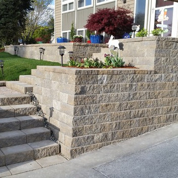 Terrace patio and stairs
