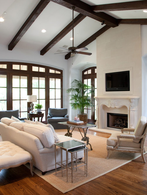 Dark Wood Ceiling Beams Ideas, Pictures, Remodel and Decor