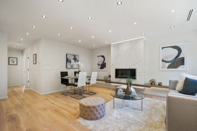Living room - modern living room idea in San Francisco