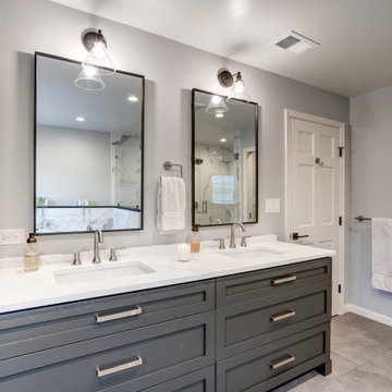 Contemporary Whole Home Renovation in Chevy Chase, MD.