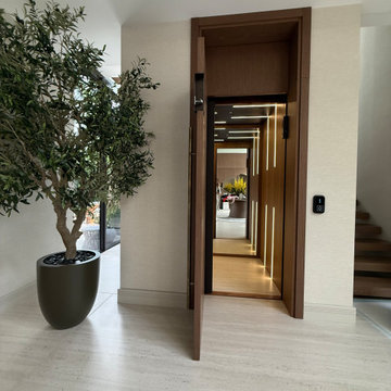 Designer Home Elevator + Architectural Lighting Accents | Cibes Symmetry Asterix