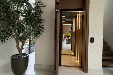 Designer Home Elevator + Architectural Lighting Accents | Cibes Symmetry Asterix