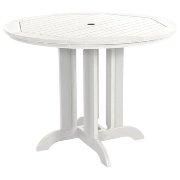 Sequoia 48" Round Counter Dining Table, White