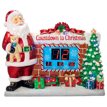 Santas Countdown To Christmas Statue