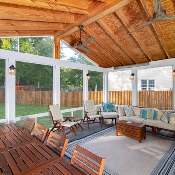 Burke, VA Screened Porch, Deck, and Outdoor Grilling Area — Fairfax County