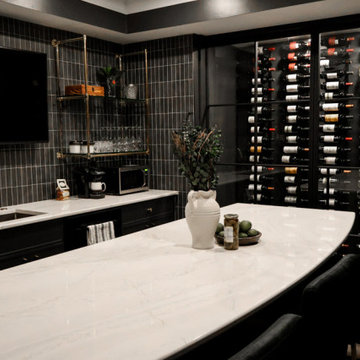 Modern Basement in Pepper Pike