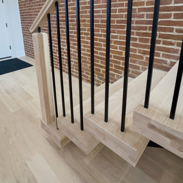 Project #145 | Modern Staircase Renovation in Victorian Townhouse
