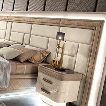 MobilPiu Luxury Italian Bed "Diamond"