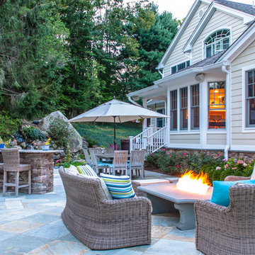 Custom Outdoor Bar & BBQ Grill Design & Installation Bergen County NJ