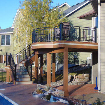 Curved Harvest Bronze Deck