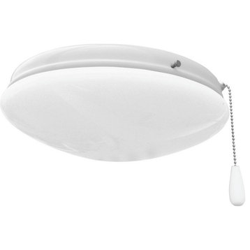 Progress AirPro 2-Light Universal Opal Glass Fan Light Kit P2602-30WB, White