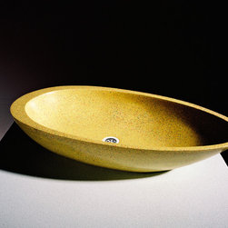 Durat Yellow Oval Sink - Bathroom Sinks