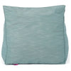 GDF Studio Tulum Outdoor Water Resistant Fabric Bean Bag Lounger, Teal
