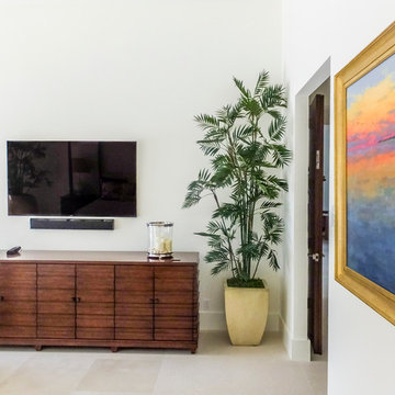 Mounted Bedroom TV