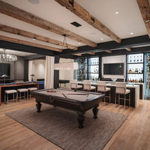 Office/bar New Space Above Garage