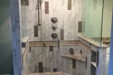 Carrera marble shower