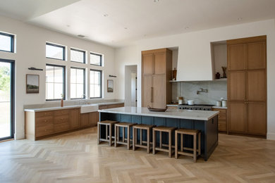 Example of a country kitchen design