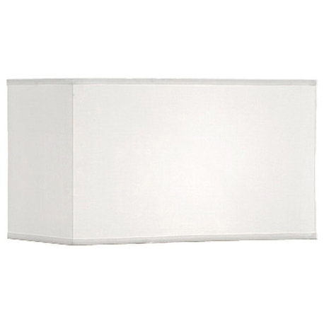 Artiva USA Rectangular Lampshade With Hardback and Spider Fitter