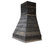 Castlewood Rustic Shiplap Chimney Hood With Liner And Ventilator, Rustic/Spruce,