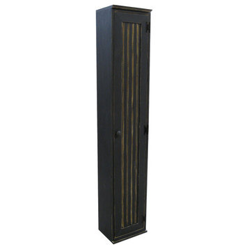 Entryway Locker Cabinet, Charcoal