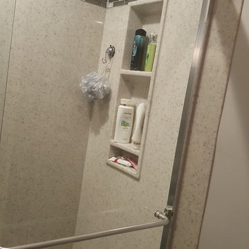 onyx shower niche