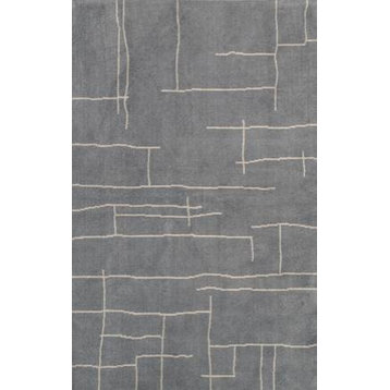 nuLOOM Vivian Contemporary Area Rug, Gray, 5'x8'