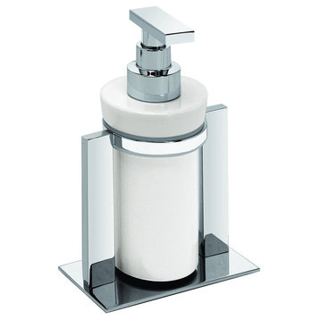 Sensis Liquid Soap Dispenser, Satin Nickel