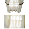 Luxury Window Curtain, Minimalist, 54X84, With Voile