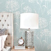 Carolyn Light Blue Dandelion Wallpaper Bolt