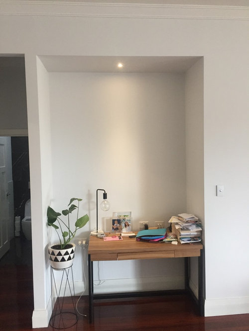 Study nook wall shelving ideas Houzz AU