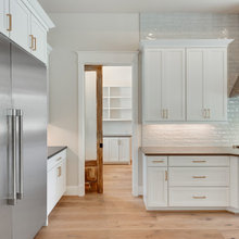 Houston House Interior Living Room, Kitchen and Dining