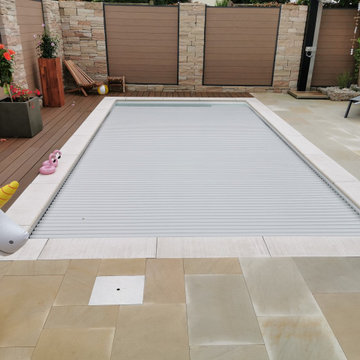NIVEKO Polystone Invisible Fertigbecken 6,00 x 3,00 x 1,50 m in weiß