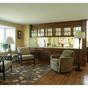 Rowley Kitchen, Dining, Living Room Renovation and Basement Reuse