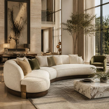 3D Furniture Rendering — Living Room Collection
