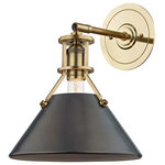 Hudson Valley Lighting - Metal No.2 Wall Sconce, Antique Distressed Bronze - Designed by Mark D. Sikes