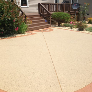 Spray Texture Concrete Overlay