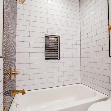 Bathroom Remodeling With Corner Tub, Standing Shower, Sink & Extra Cabinet Space