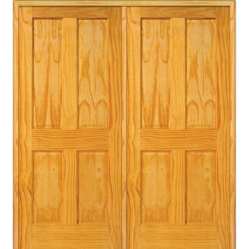 Panel Interior Doors 4-Panel  74"x81.75" Right Hand In-Swing