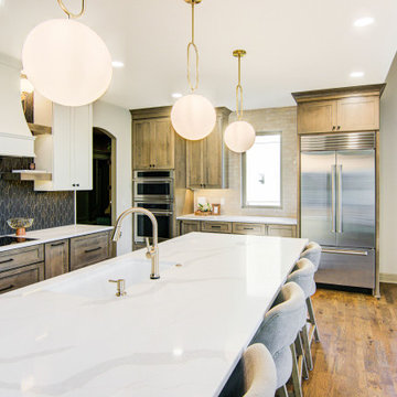 Collected Kitchen Remodel with Custom Seating + Layered Details