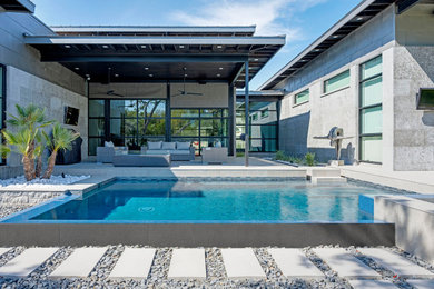 Inspiration for a pool remodel in Austin