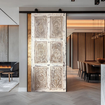 Carved Doors for a Rustic Farmhouse Home