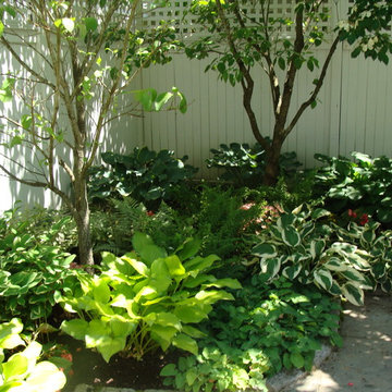 Shady nook in patio
